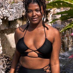 Aerie wrap bikini top